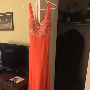CORAL LONG DRESS
