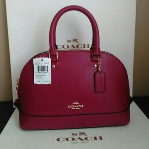 Coach Sierra Satchel in Fushsia