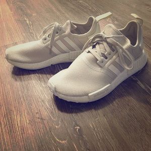 Gently Used beige/light tan NMDs