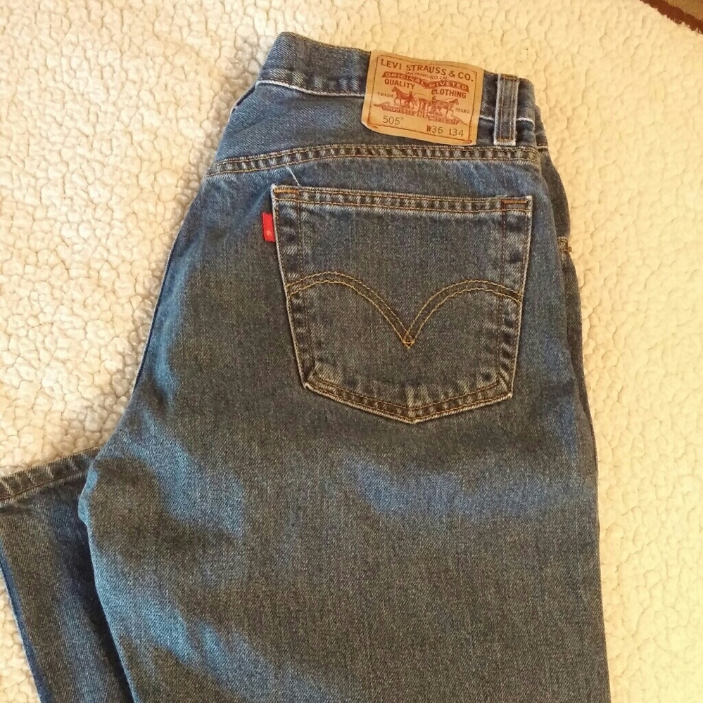 Mens Levis 505 Size 36 34