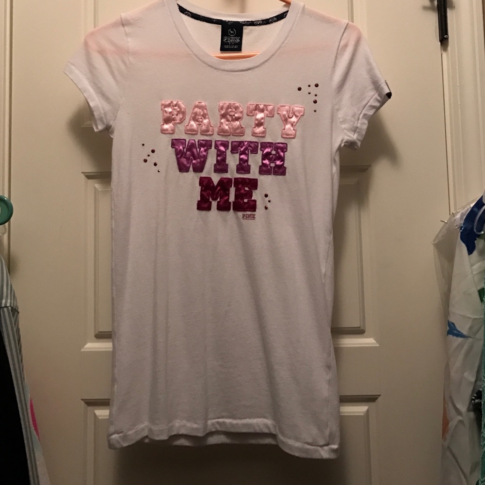 Pink tee sz S