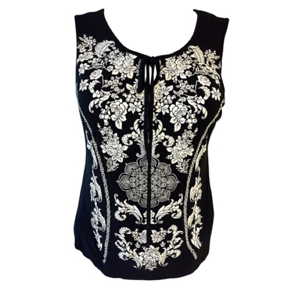 Black Sleeveless Women's Top.