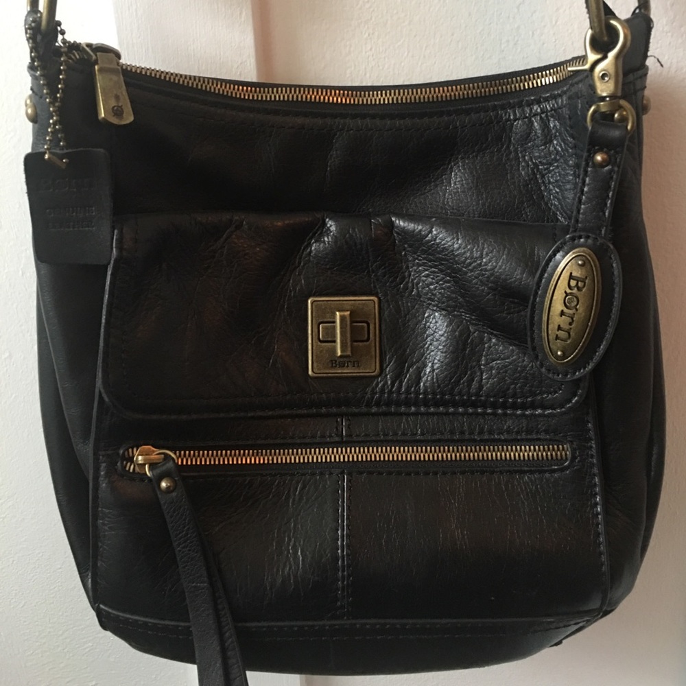 Born cross body bag leather
