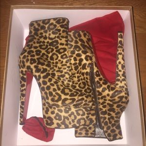 Christian louboutin 160 Fierce calf hair Lepoard