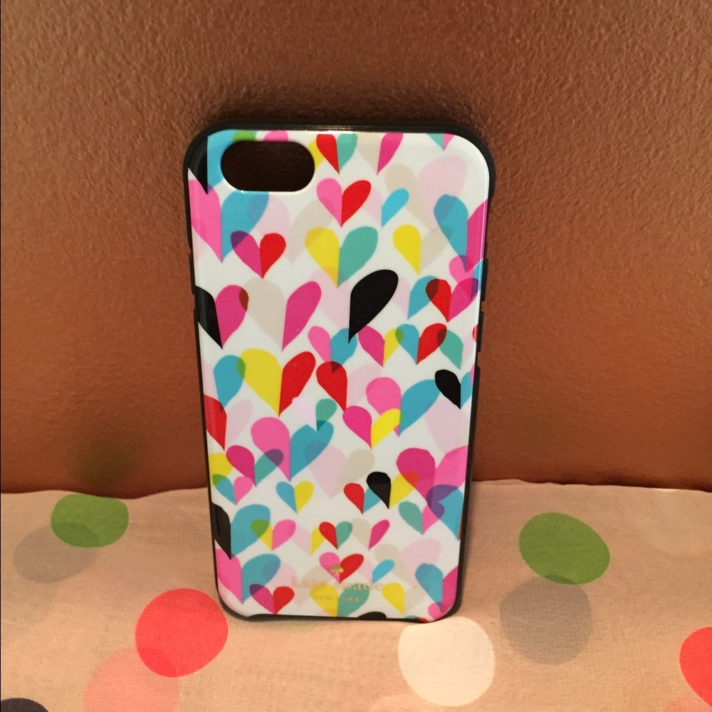 🌸SALE🌸Kate Spade IPHONE 6/6s case CONFETTI HEART