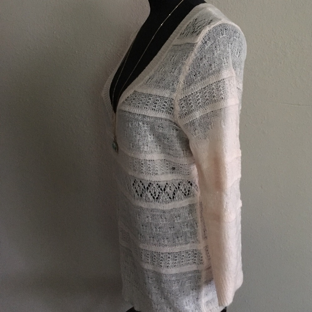 NWT New York & Co. delicate blush pink  sweater - Picture 4 of 8