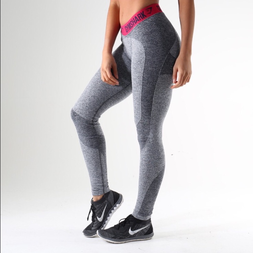 Gymshark flex leggings (sapphire/rose/marl)