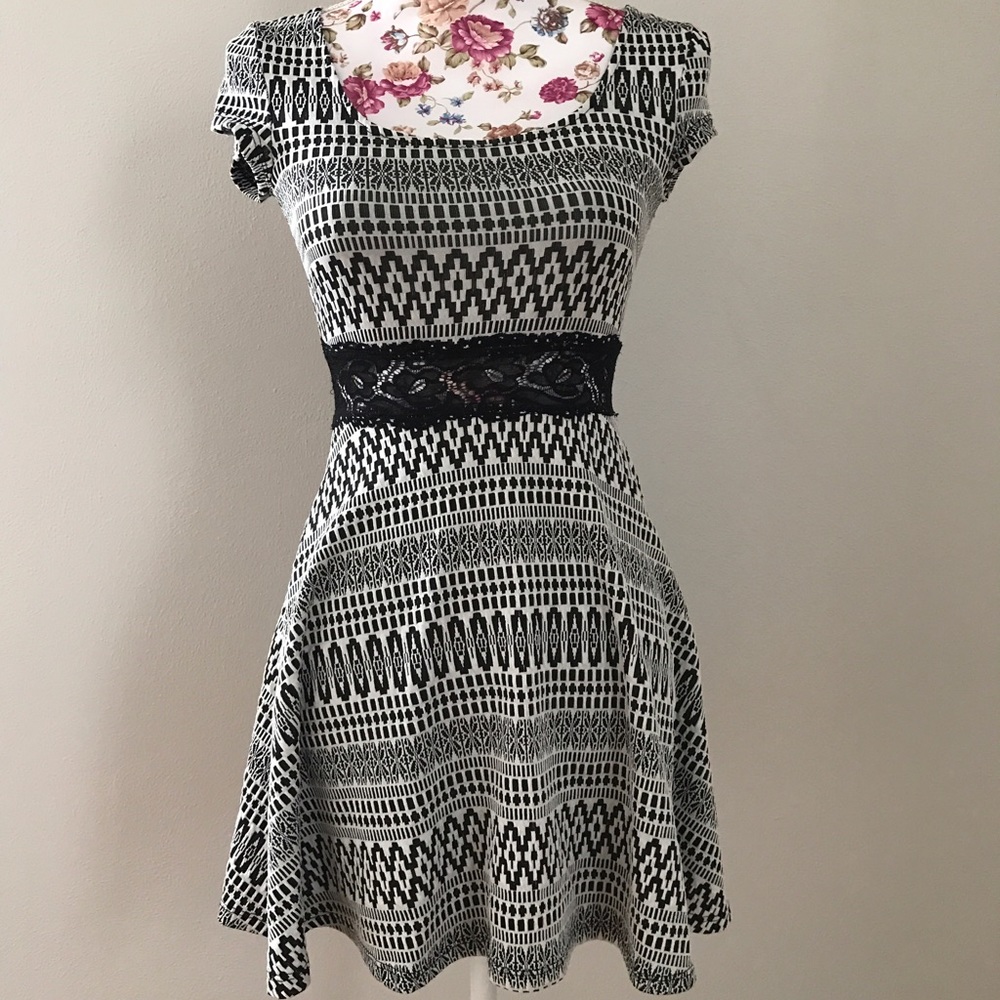 Tribal Dress with Lace details