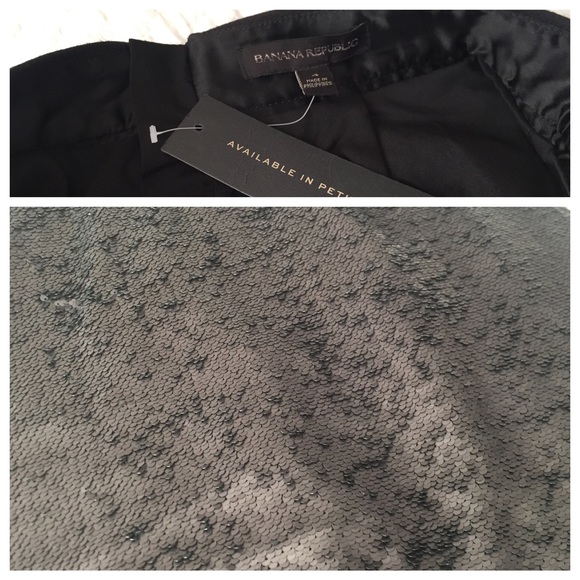 **SOLD OUT**Banana Republic black sequin skirt - Picture 3 of 4