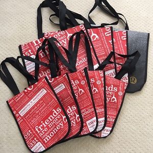 Lululemon shopping bags