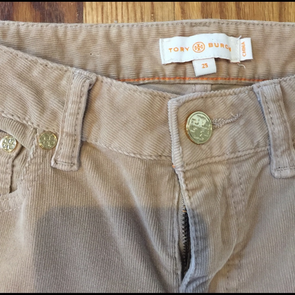 Authentic Tory Burch Corduroy Skinny Jean! - Picture 2 of 5
