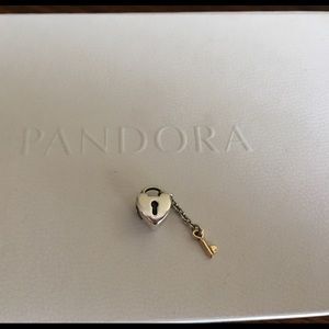 Pandora heart and 14kt key
