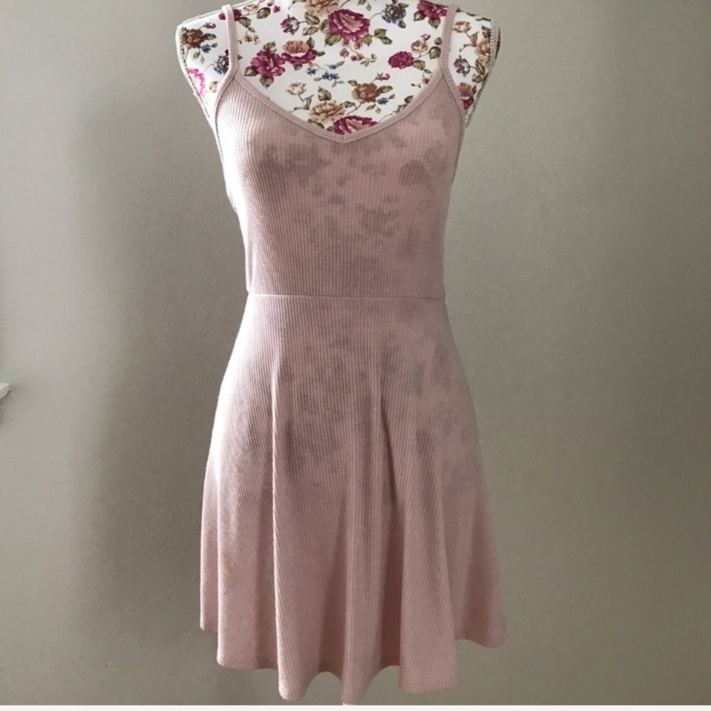 Ribbed Soft Skater Dress