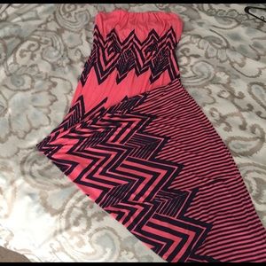 Trixxi Strapless Maxi Dress.