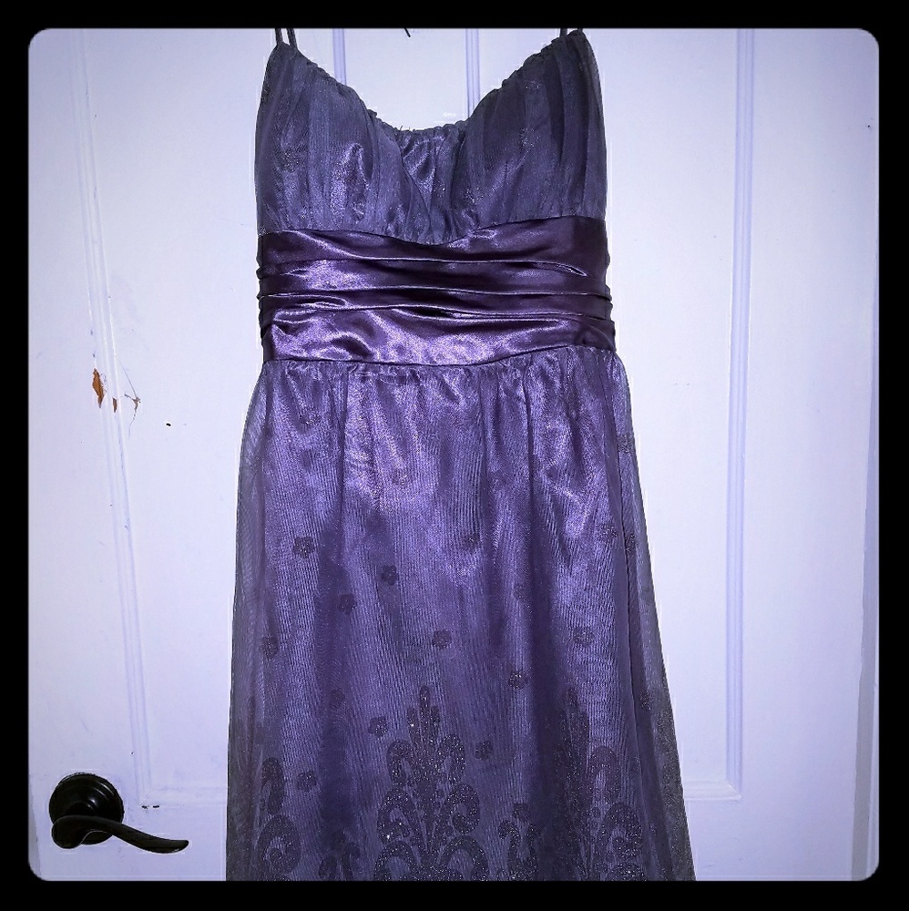 Formal purple short dress