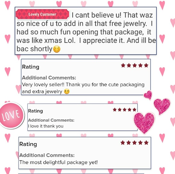 I ABSOLUTELY LOVE READING THE FEEDBACK! - Picture 2 of 6