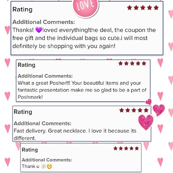 I ABSOLUTELY LOVE READING THE FEEDBACK! - Picture 4 of 6