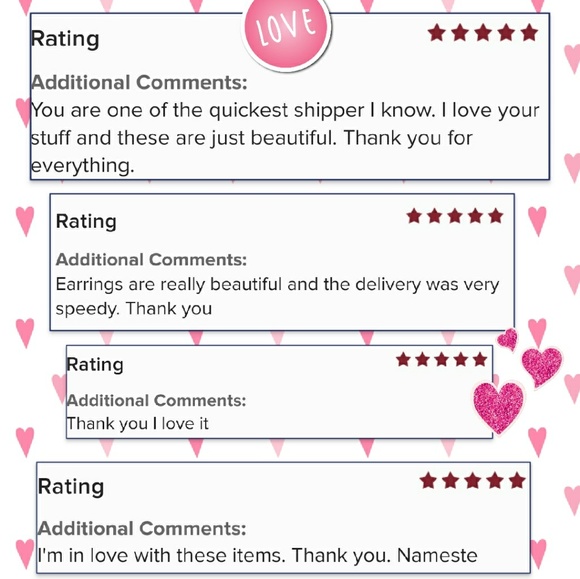 I ABSOLUTELY LOVE READING THE FEEDBACK! - Picture 5 of 6