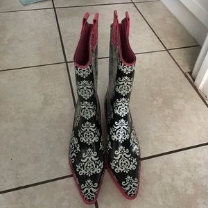Cowgirl rain boots