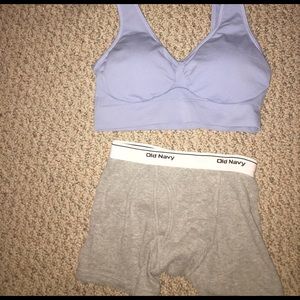 genie bra  old navy boyfriends shorts