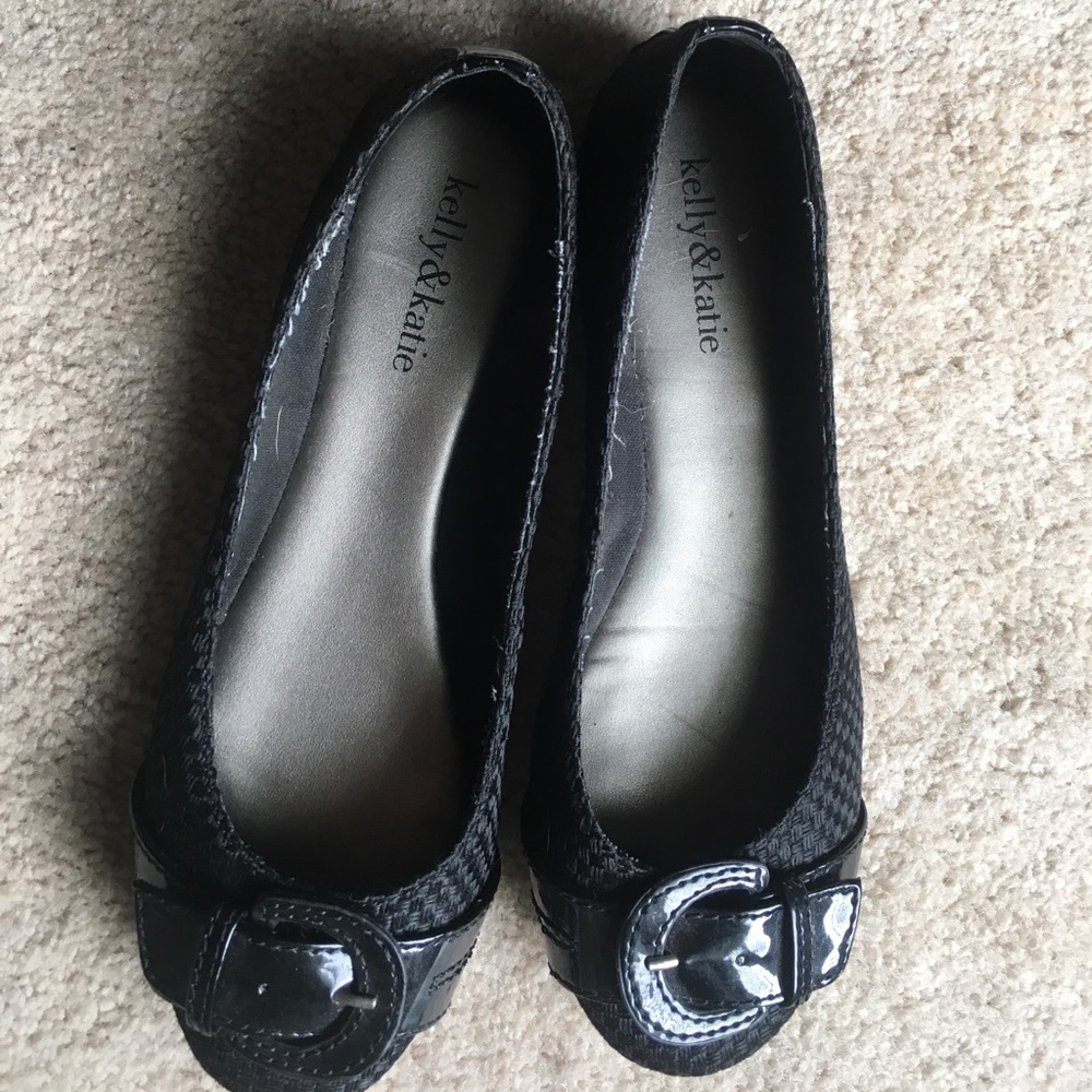 Black Kelly and katie flats