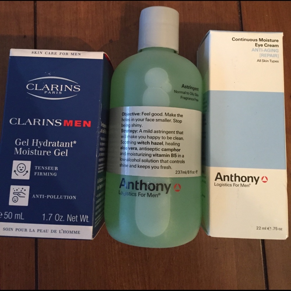 Bundle of Men's skincare Clarins Anthony