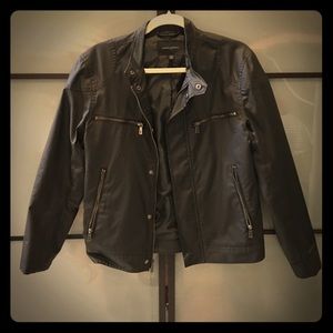 Faux leather jacket