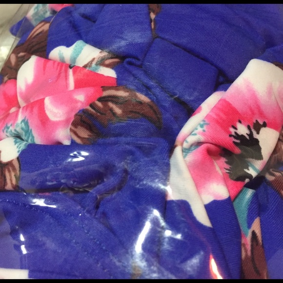 Retro Floral Print Romper Plus Size Swimsuit *HP* - Picture 3 of 4