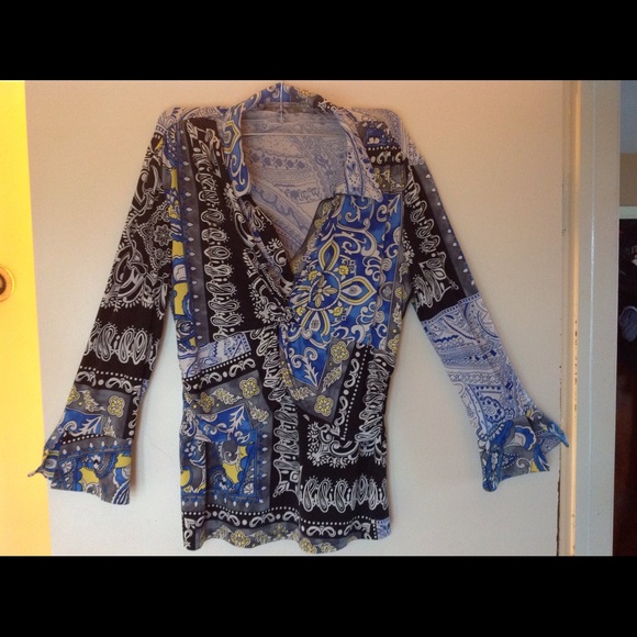 Vintage boho  blouse - Picture 1 of 3