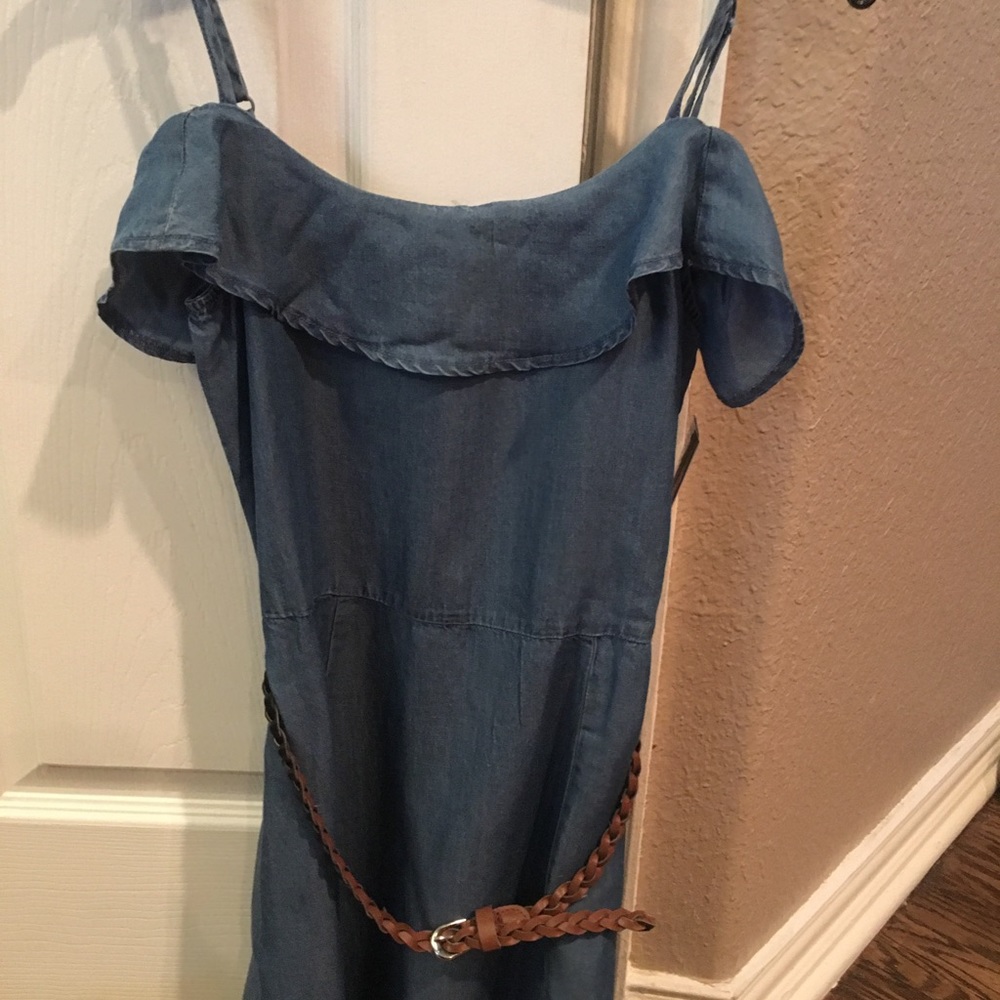 Girl's denim dress
