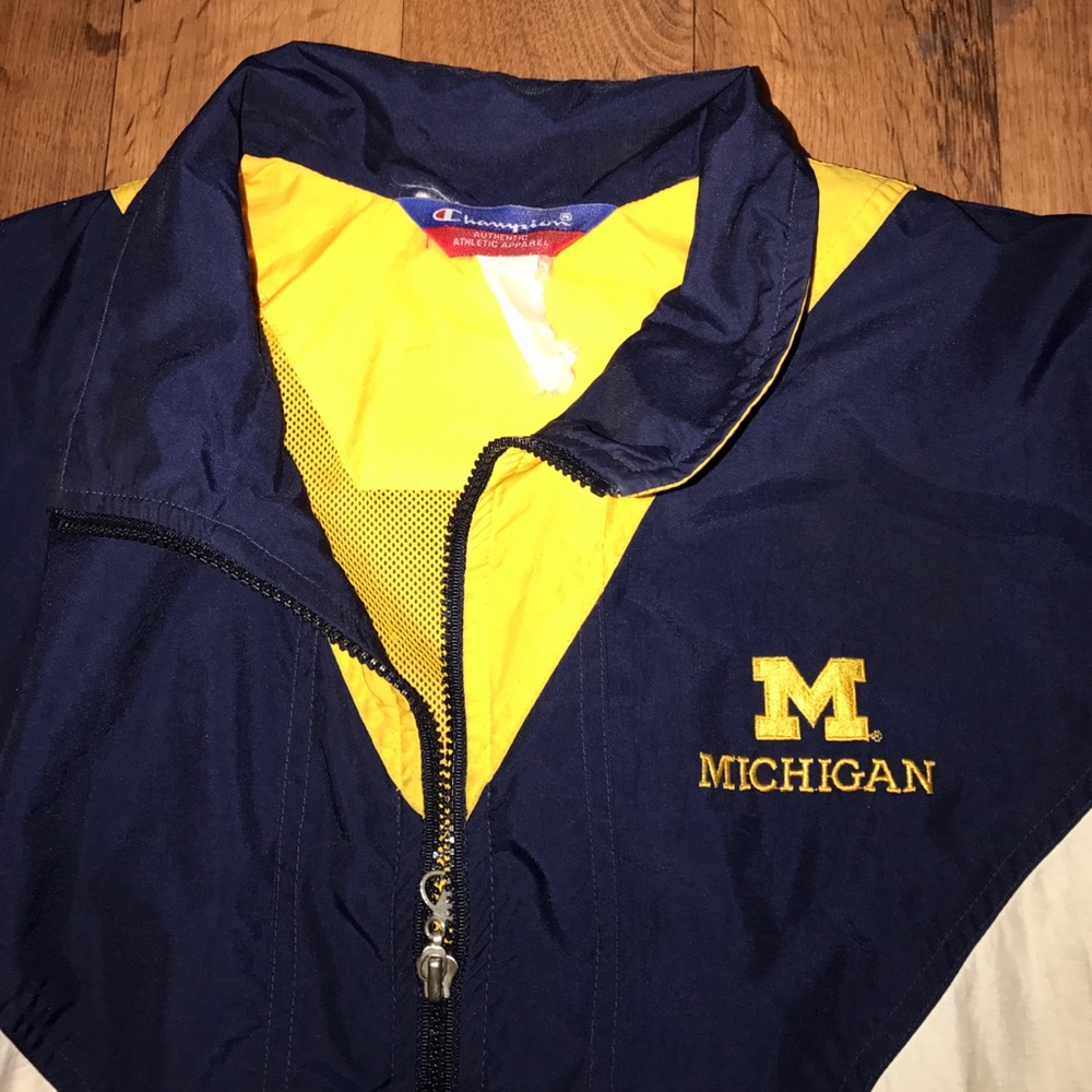 Vintage Small Champion Michigan Wolverines Jacket - Picture 2 of 4