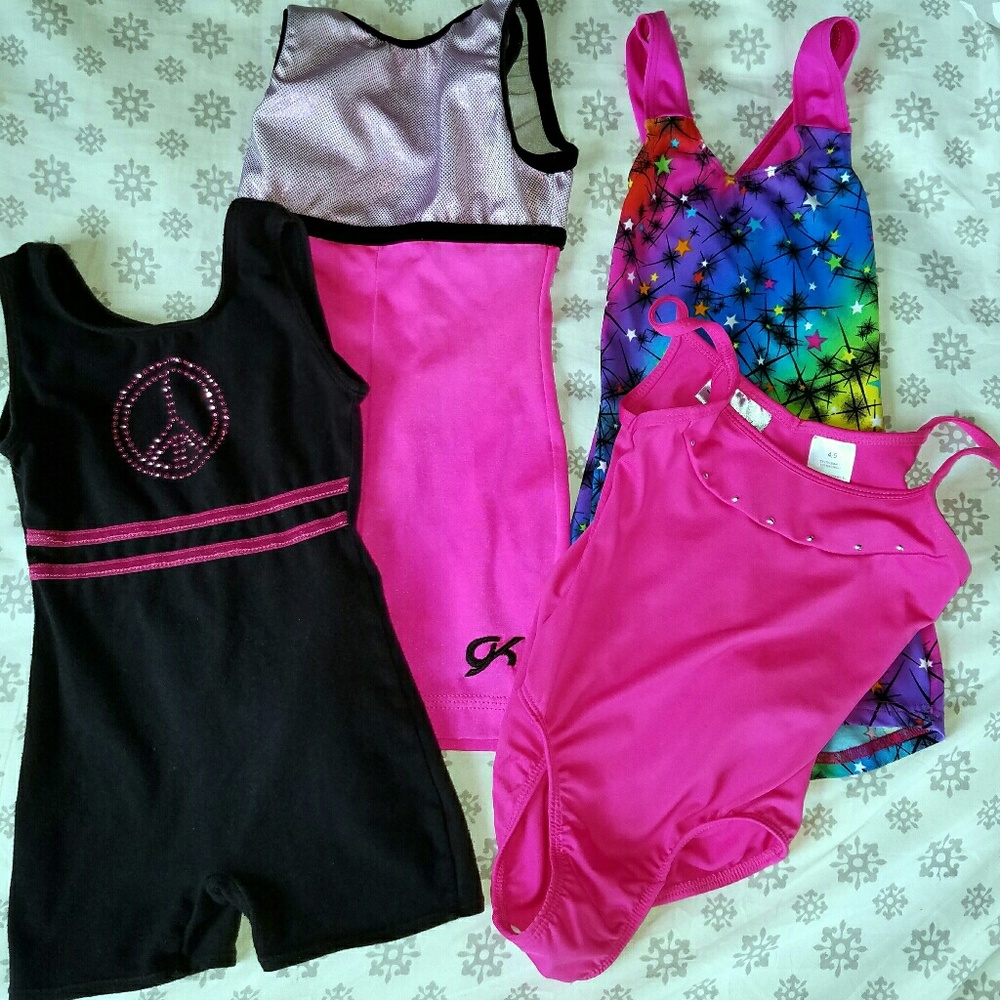 Lot of 4 Leotards - Size 4/5