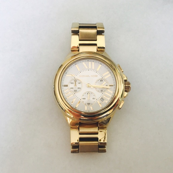 Michael Kors Camille gold tone watch main image 4