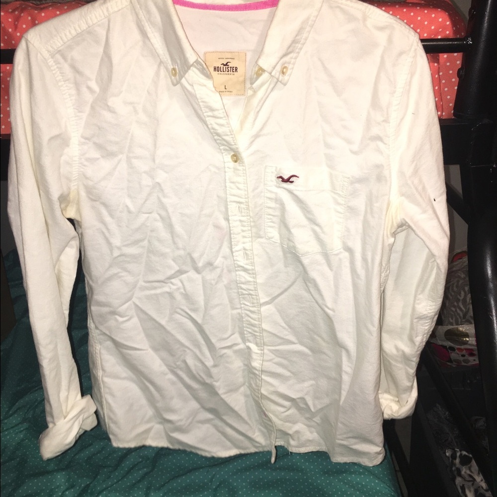 Hollister White Button Down!