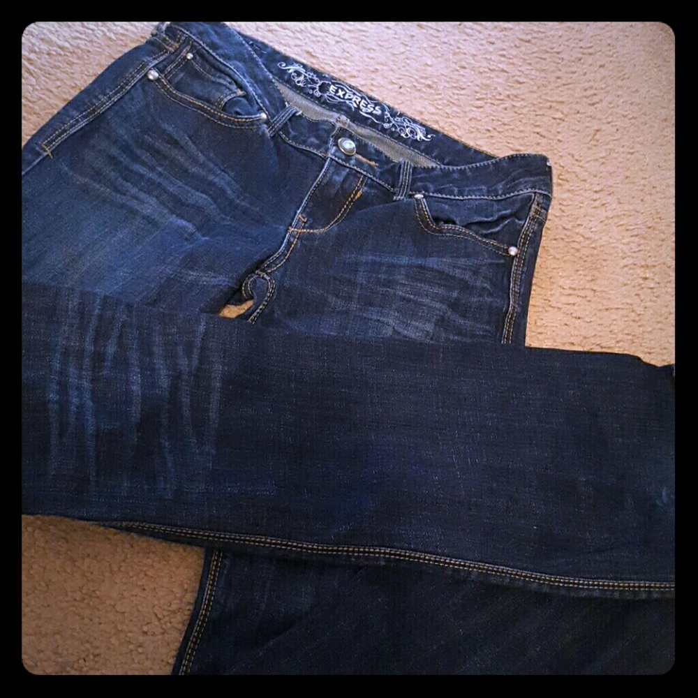 Express boot cut jeans