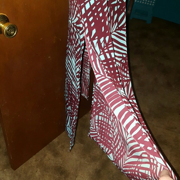 Limited •Online Exclusive• Palm Print Long Dress : Firm Price - Picture 4 of 8