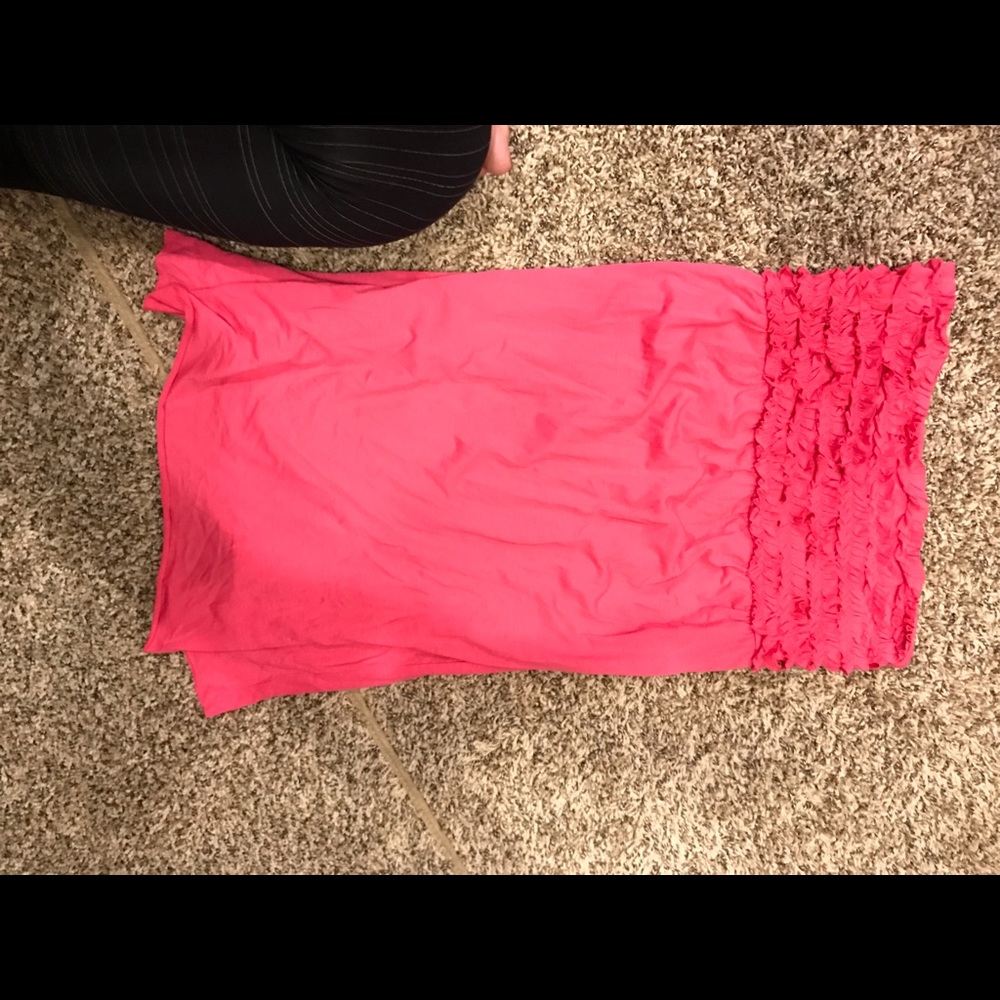Hot pink swimsuit cover up!
