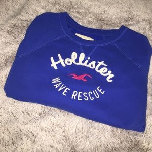 Blue Hollister Sweater