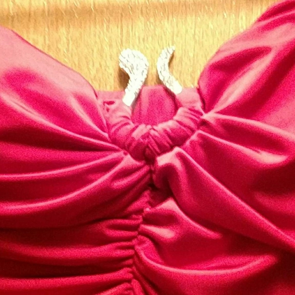 red dress