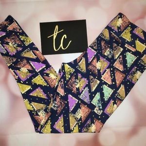 Lularoe TC Leggings! Fun Spring 80s Print! HTF