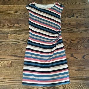 LOFT Stripped Shift Dress