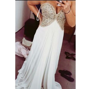 White Prom Dress