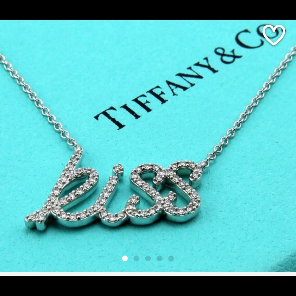 TIFFANY & Co Paloma Picasso Diamond Kiss Necklace