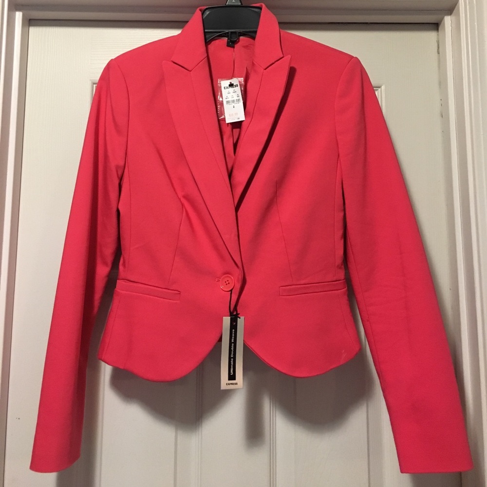 Express Coral Blazer