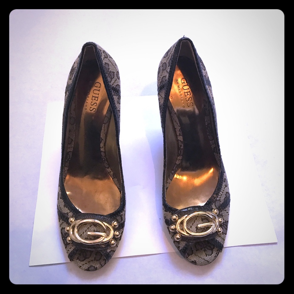 Brown Guess Heels