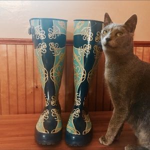 Sperry Top-Sider Nautical Rain Boots