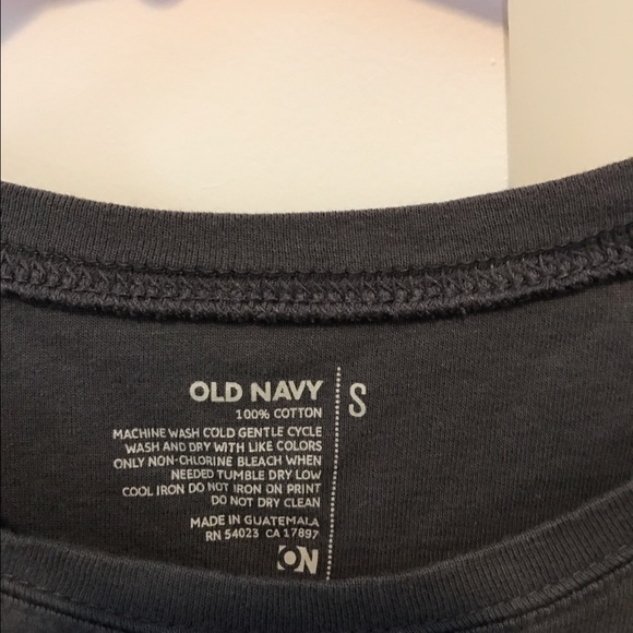 Old Navy plan grey Tee - Picture 2 of 2