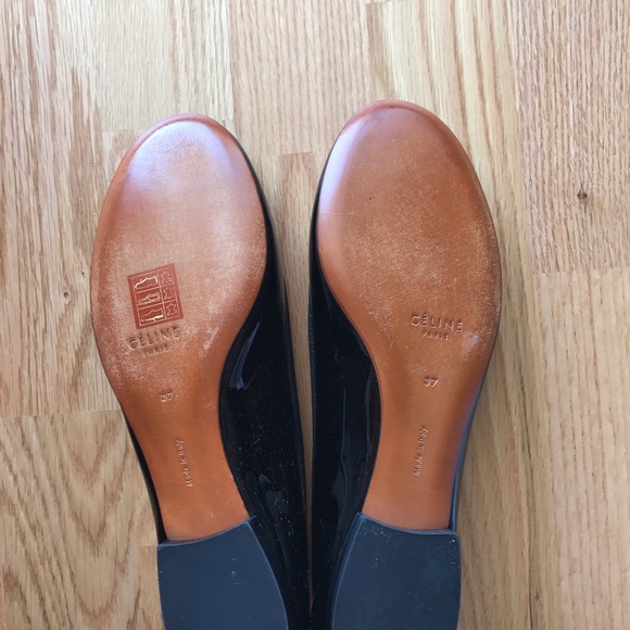 NWT Celine classic black patent flats - Picture 3 of 4