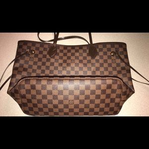 Authentic LV Damier design MM purse