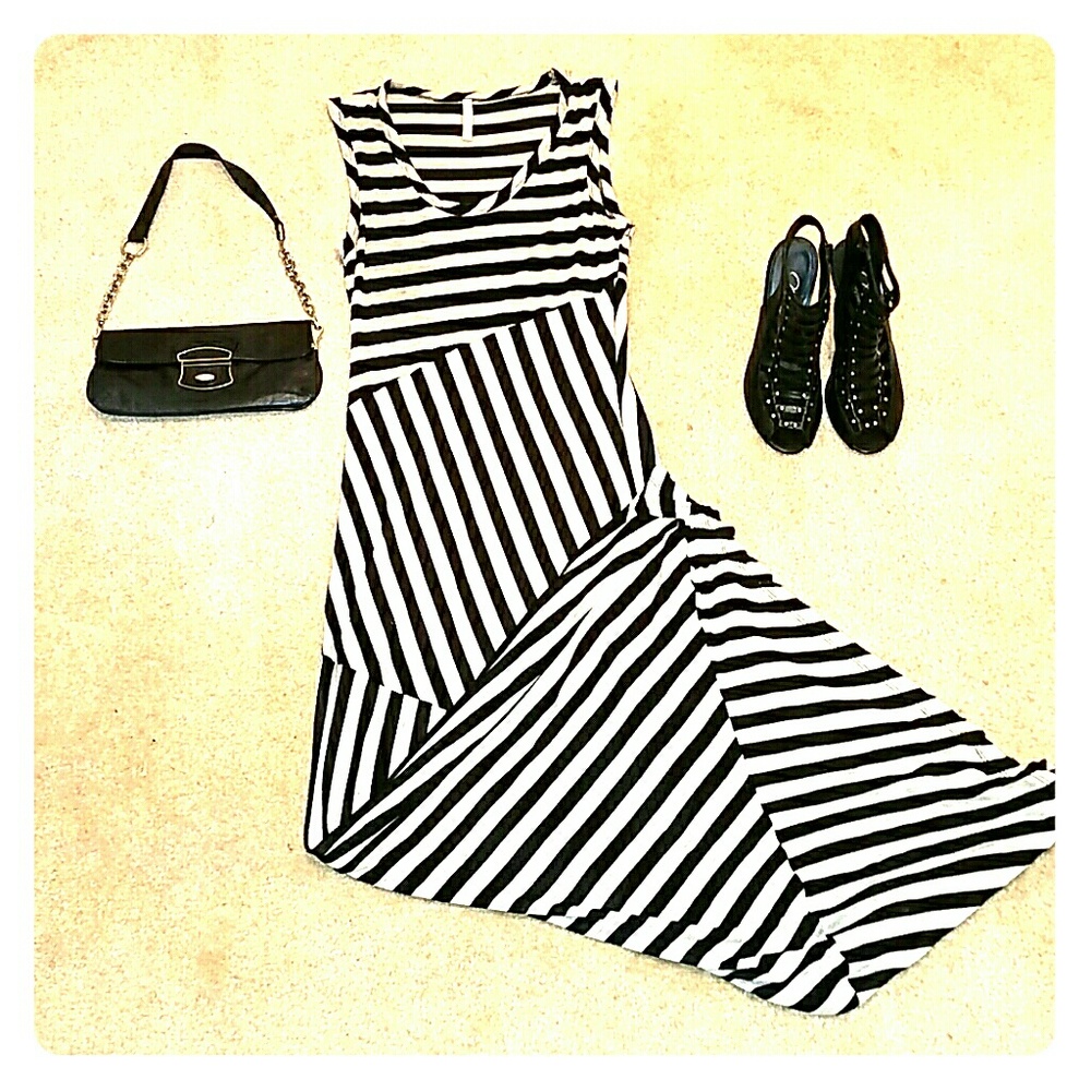 Striped Maxi Dress